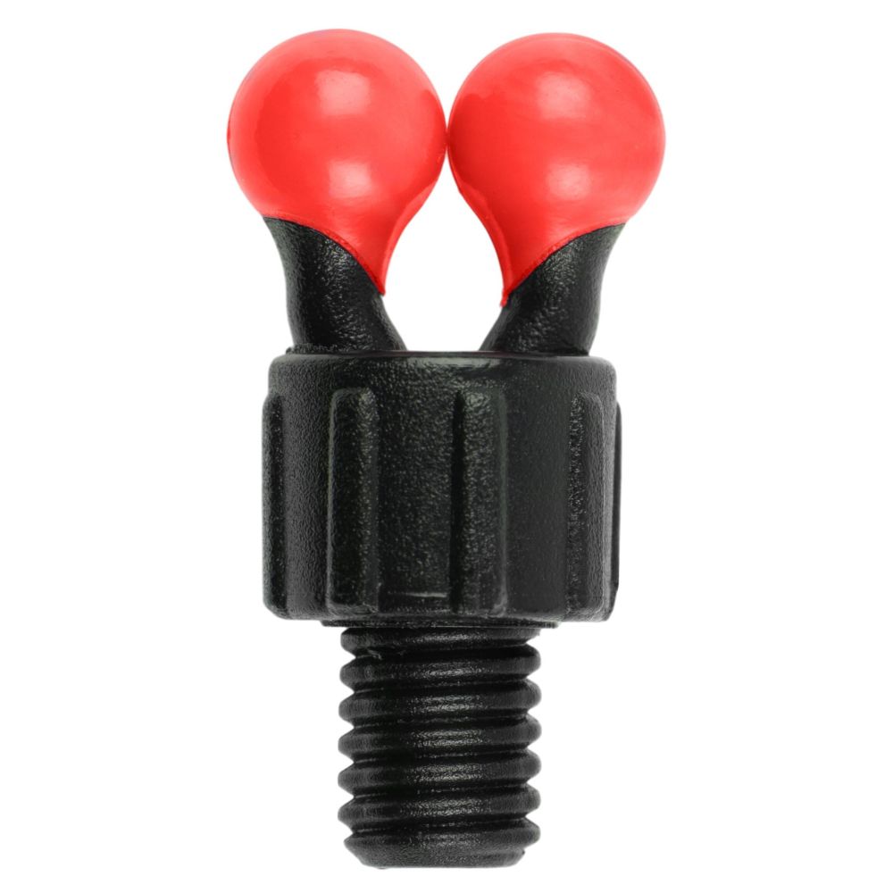 Fox klip black label bobbin clip 3 ks - red