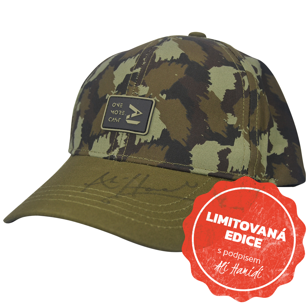 Levně One more cast podepsaná kšiltovka shadow camo cap