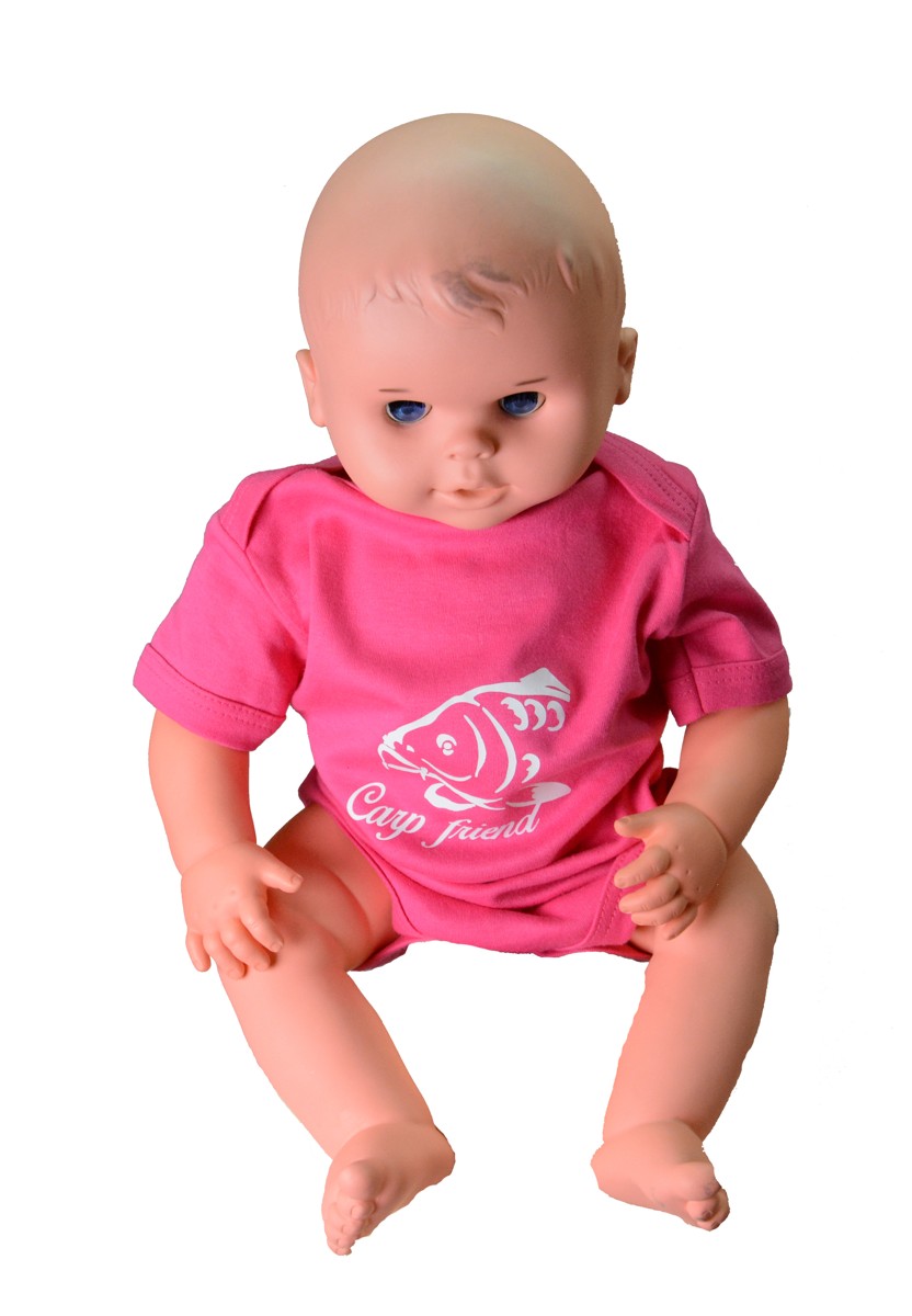 R-spekt baby body carp friend pink-velikost 12-18 měs.