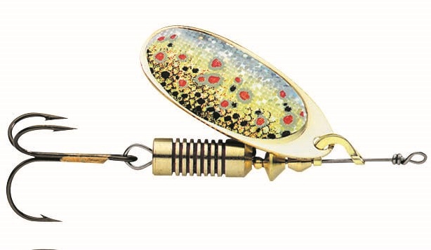 Dam třpytka effzett nature 3d spinner sinking brown trout - 4 10 g