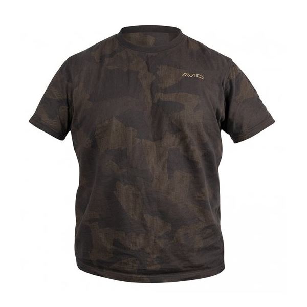 Avid Carp Tričko Distortion Camo T-Shirt