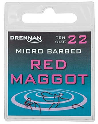 Levně Drennan háčky red maggot - velikost 16