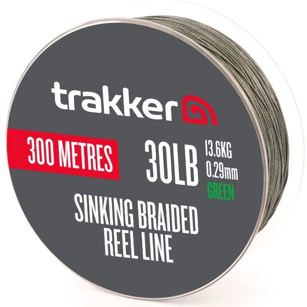 Levně Trakker kmenová šňůra sinking braid reel line 300 m - 0,29 mm 13,6 kg 30 lb