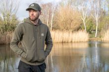 Nash Mikina Make It Happen Badge Zipped Hoody Green (5)