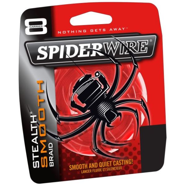 Spiderwire Splétaná šňůra Stealth Smooth 8 červená