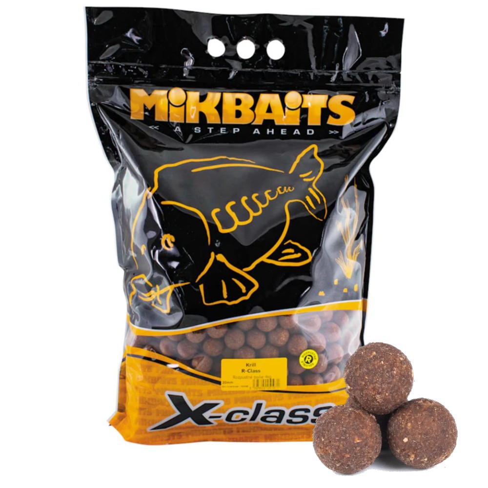 Levně Mikbaits boilies r-class 4 kg 20 m - robin red
