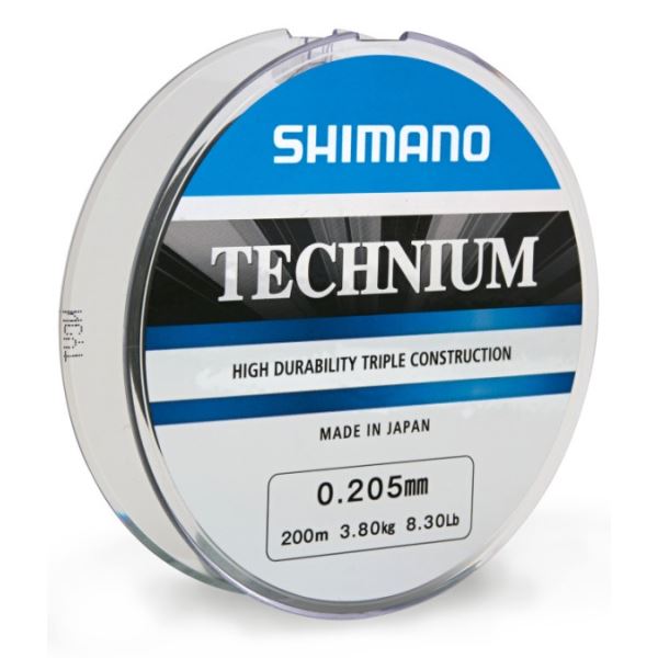 Shimano Vlasec Technium 200 m Tmavá