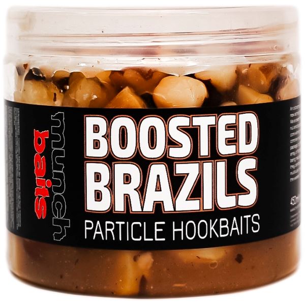 Munch Baits Nakládaný Brazilský Ořech Boosted Brazils 450 ml