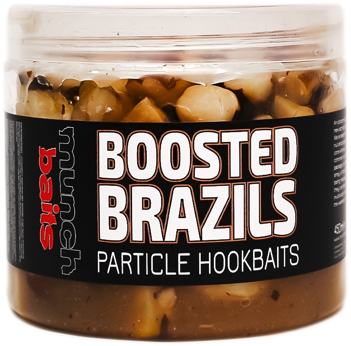 Levně Munch baits nakládaný brazilský ořech boosted brazils 450 ml