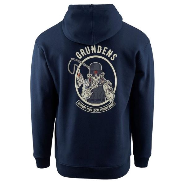 Grundéns Mikina Displacement DWR Hoodie SL Guides Dark Navy