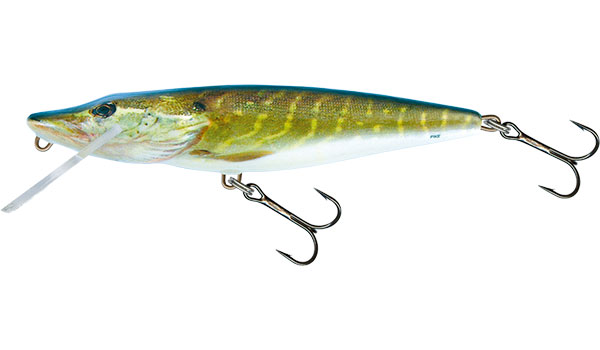 Levně Salmo wobler pike floating real pike-11 cm 15 g