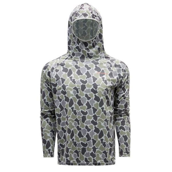 Grundéns Funkční UV Mikina Solstrale Hoody Tea Duck Camo - XXL