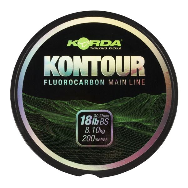 Korda Vlasec Kontour Fluorocarbon 200 m Čirý