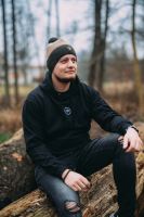 Giants Fishing Mikina Pánská Šupináč Hlava Černá (2)