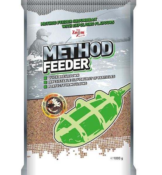 Levně Carp zoom krmítková směs method feeder groundbaits 1 kg - sladký kořeněný kapr