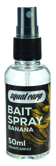 Levně Squat carp bait spray banana 50 ml