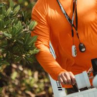 Grundéns Funkční UV Triko Tough Sun Crew Anchor (5)