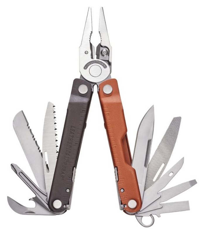 Leatherman nůž multitool rebar heathered burnt sienna/stealth