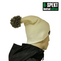 R-SPEKT Kulich pompom DUO beanie style smetanový (1)