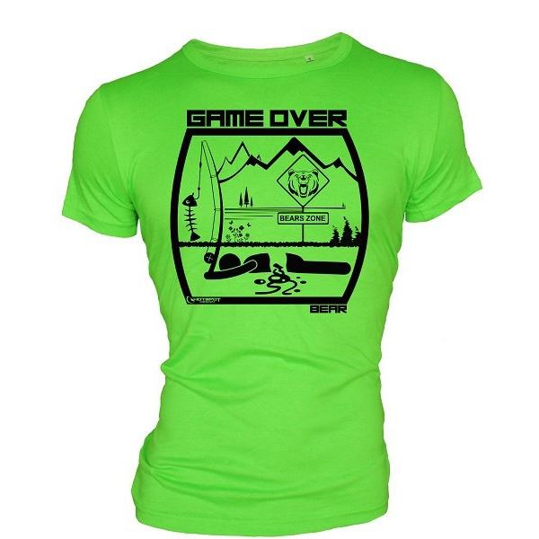 HOTSPOT DESIGN Tričko Game Over Bear