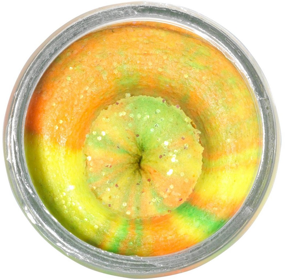 Berkley těsto na pstruhy powerbait natural glitter troutbait lososové vejce - třpytivá duhová