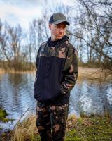 Fox Mikina LW Black Camo Split Zip Hoody (8)