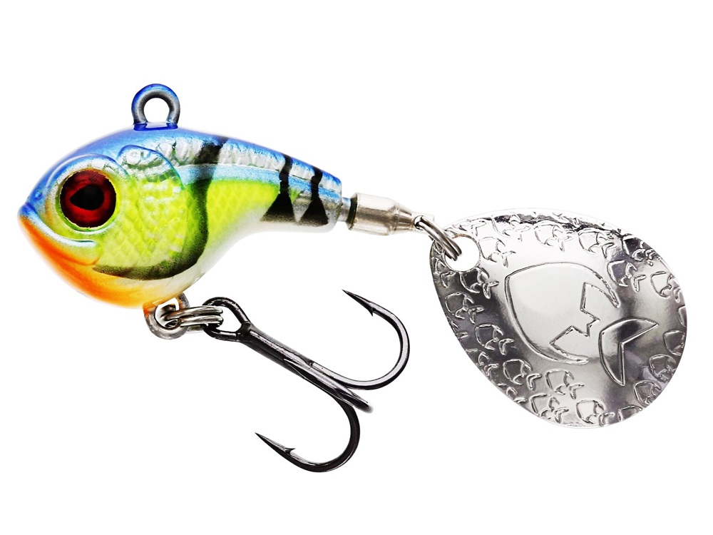 Levně Westin nástraha dropbite spin tail jig chartreuse blue craw - 3,7 cm 22 g