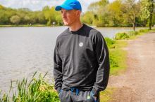 Preston Innovations Mikina Black Minimal Sweatshirt (10)