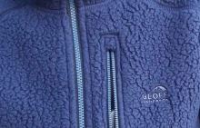 Geoff Anderson Mikina s Kapucí Teddy Modrá (4)