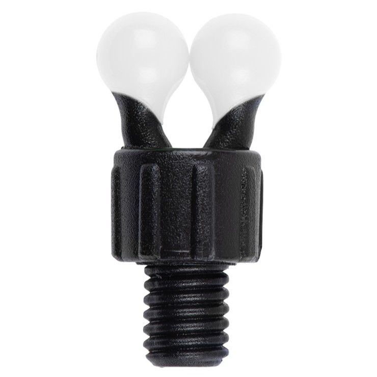 Fox klip black label bobbin clip 3 ks - white