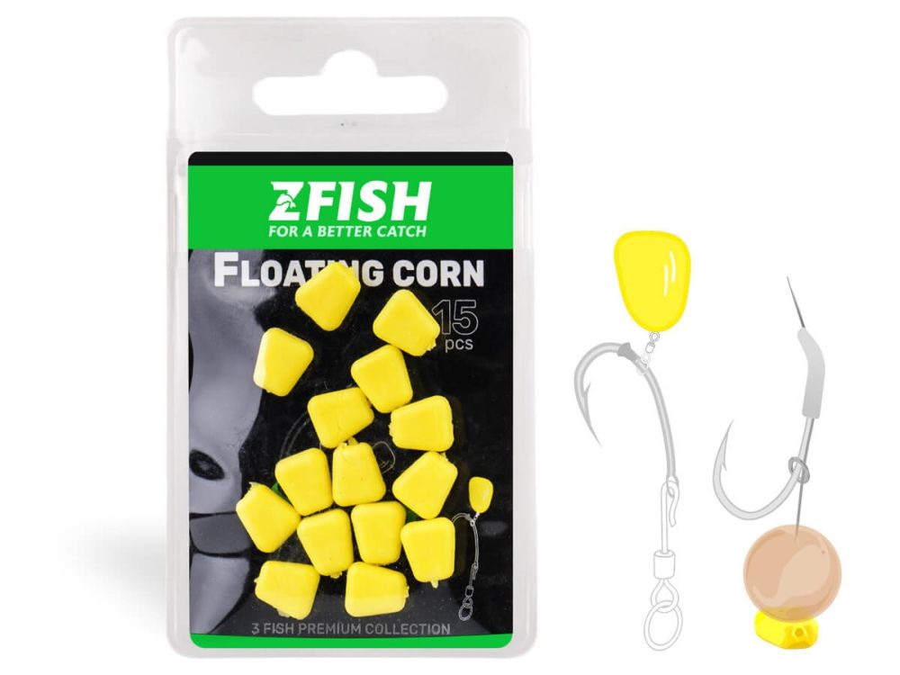 Zfish plovoucí kukuřice 10 ks