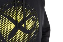 Matrix Mikina Large Fade Logo Hoody Black Lime (8)