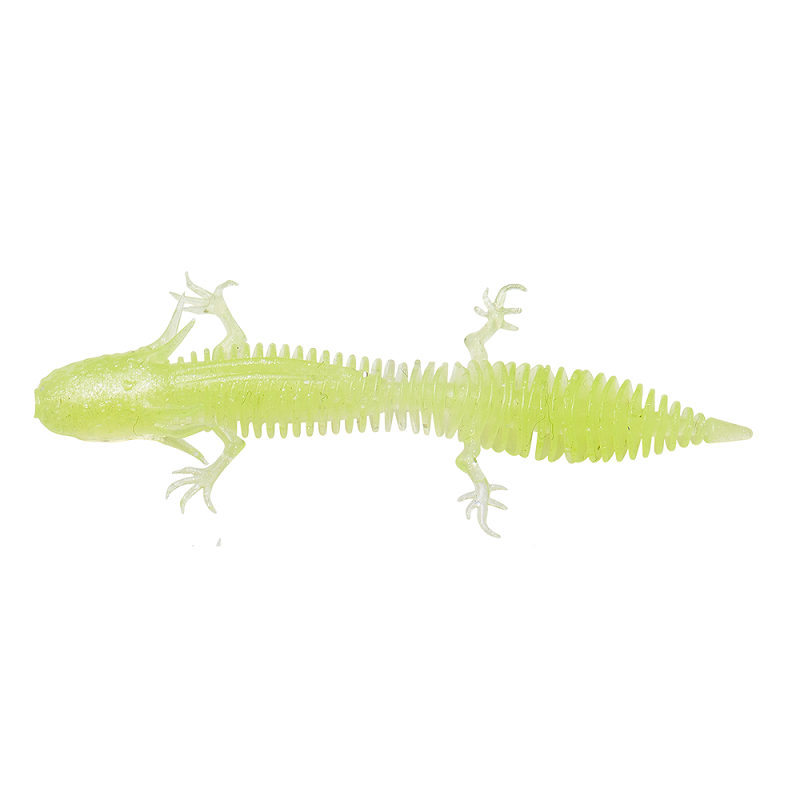 Savage gear gumová nástraha ned salamender floating clear chartreuse 7,5 cm 3 g