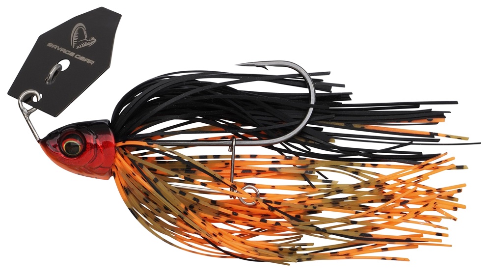 Savage gear třpytka da crazy bush sinking red craw - 9 cm 10 g
