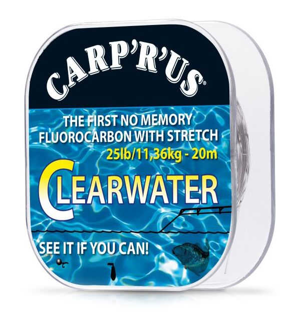 Levně Carp´r´us clearwater - návazcový fluorocarbon 20 m crystal-nosnost 25 lb
