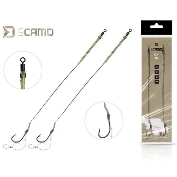 Delphin Návazec sCAMO Skin Rig 25 lb 20 cm 2 ks