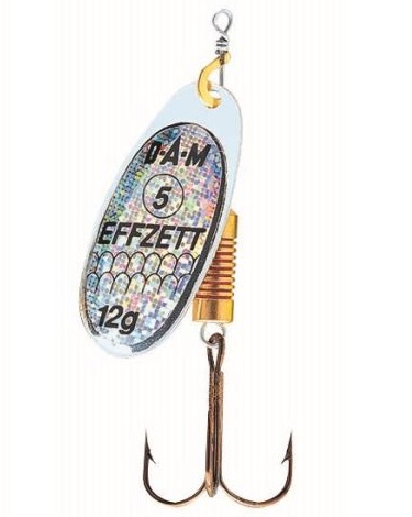 Dam třpytka effzett standard spinner reflex silver-velikost 1 hmotnost 3 g