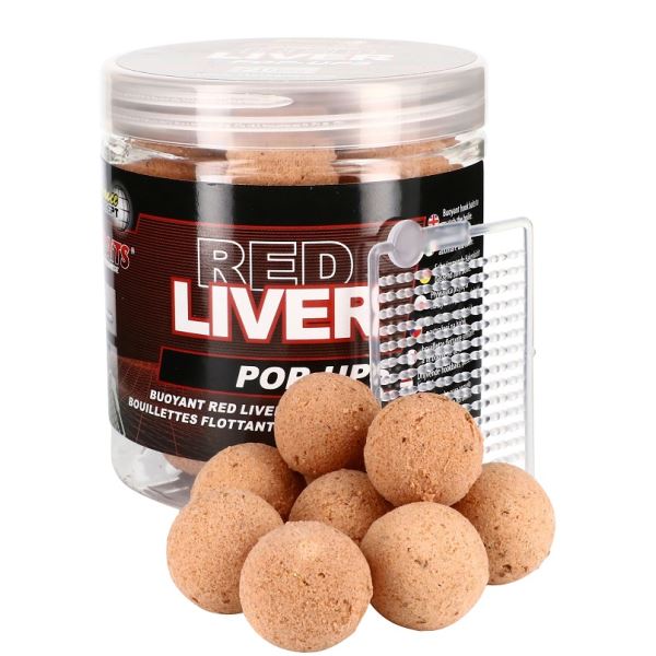 Starbaits Plovoucí Boilie Red Liver 50 g