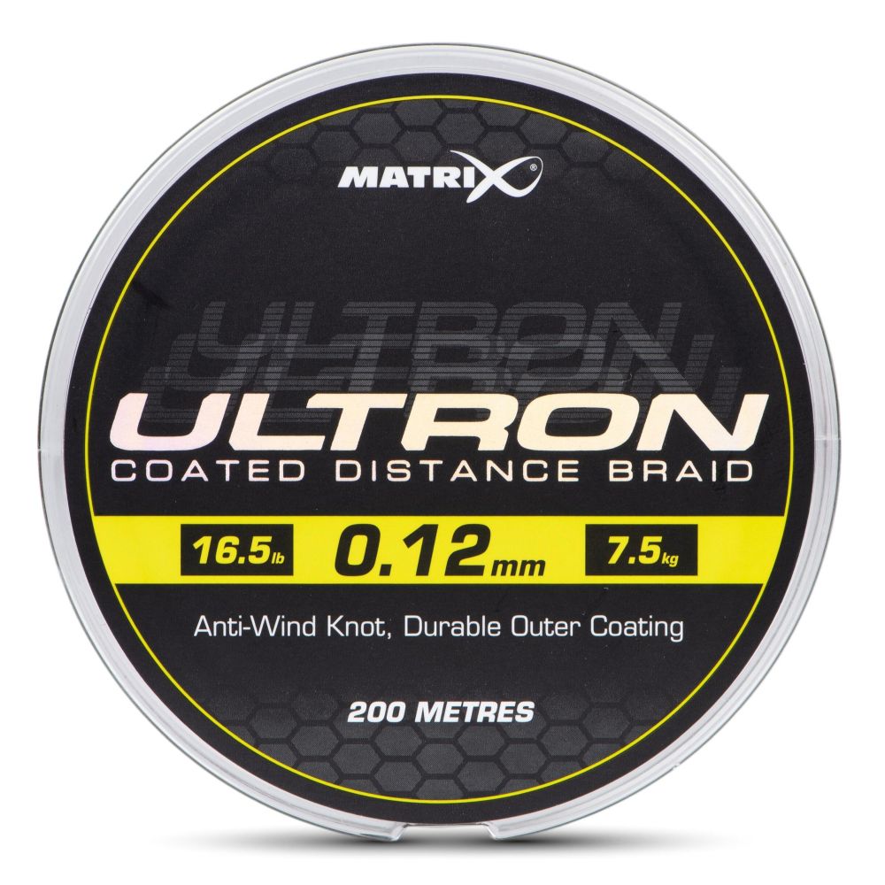 Matrix splétaná šňůra ultron coated braid 200 m - 0,12 mm 7,5 kg