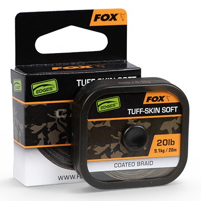 Fox návazcová šňůrka edges tuff-skin soft 20 m - 11,3 kg / 25 lb