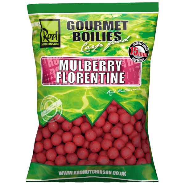 Rod Hutchinson Boilies Mulberry Florentine With Protaste Plus