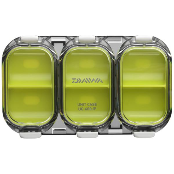 Daiwa Vodotěsná Krabička Waterproof Sealed Unit Case 600 Zelená - 6 Přihrádek