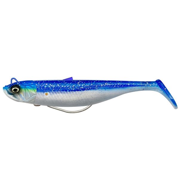 Savage Gear Gumová Nástraha Minnow Weedless Blue Pearl Silver