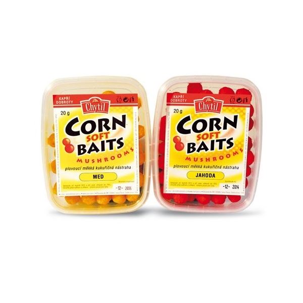 Chytil Měkčená Nástraha Corn Soft Baits Mushrooms 20 g