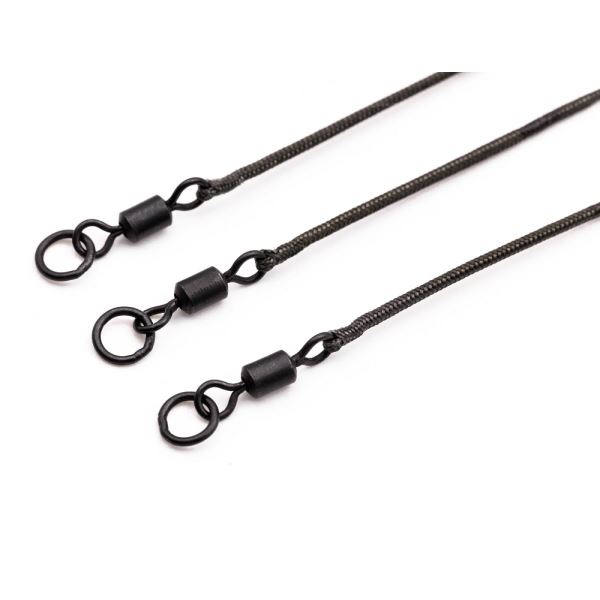 Korda Návazce Kable Leadcore Leader Ring Swivel 50 cm