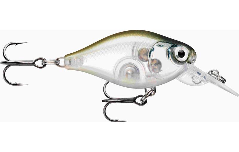 Levně Rapala wobler x- light x-light crank mid runner ghsh 3,5 cm 4 g