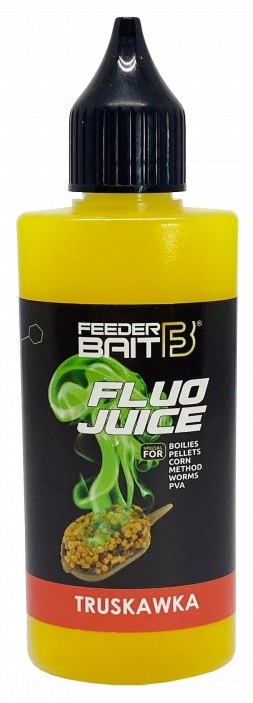 Feederbait dip fluo juice 50 ml - jahoda