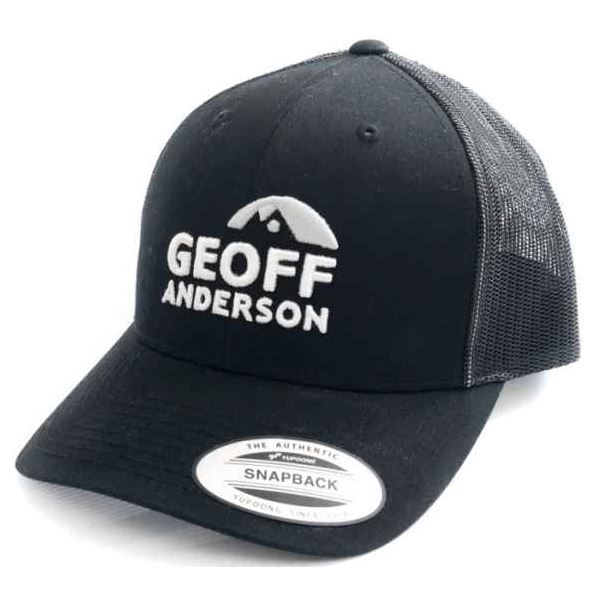 Geoff Anderson Kšiltovka SnapBack Síťová S Logem Černá