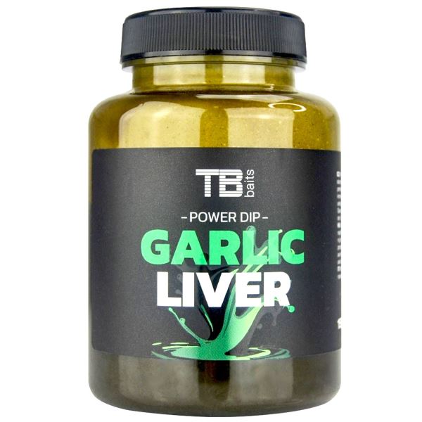 TB Baits Power Dip Garlic Liver 150 ml