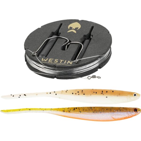 Westin Montáž s Gumovou Nástrahou Dropshot Rig Kit Shadteez Pintail Clear Water Mix